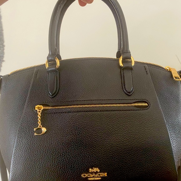 Coach black Saffiano Leather back with cold details - Picture 2 of 6